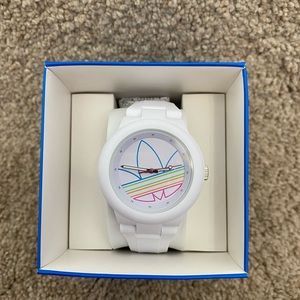 White Adidas Santiago Watch